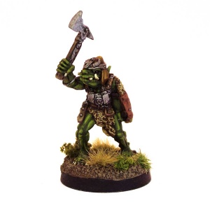 Orc Champion with Raised Axe
