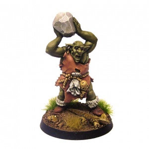 Groblin (Greater Goblin) with Rock