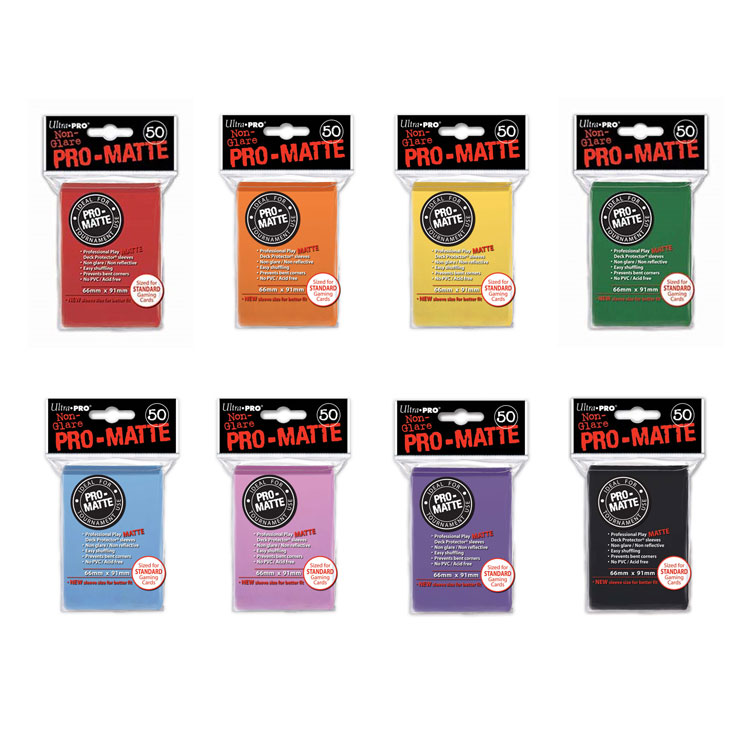 Card Sleeves Ultra Pro ProMatte Solid Colour Standard Sized