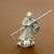 Fighter with Spear & Longshield