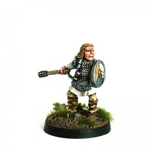 Fighter with Club & Shield