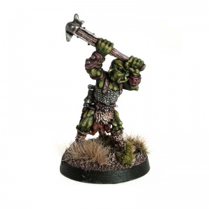 Orc with Raised Hammer