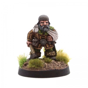 Wounded Dwarf #3 (Arm in Sling)