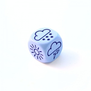 1x Blue Weather Die - 18mm