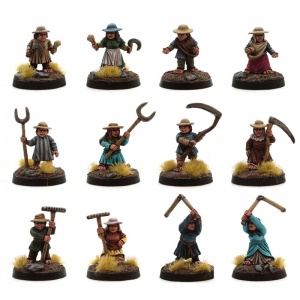 Halfling Peasants (Pack of 12)