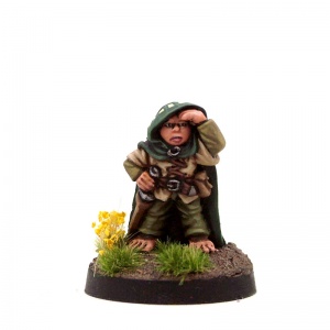 Male Halfling Adventurer looking for Danger - Lucky Overhill