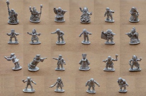 Halfling Undead - Pack of All Male and Female Halflings