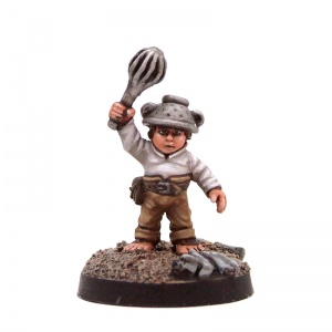 Male Halfling with Whisk & Colander - Max Whiskers