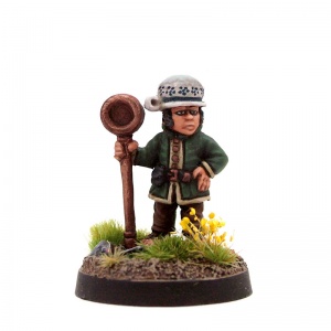 Male Halfling with Bedpan & Chamber Pot - Marty Pillow