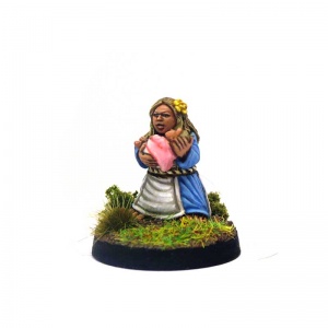 Halfling Mother with Baby
