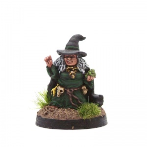 Halfling Witch #3 (With Frog)