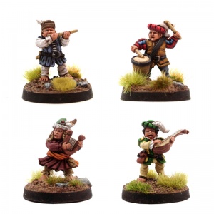 Halfling Band (4 Miniatures)