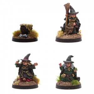 Halfling Witches & Cauldron Pack