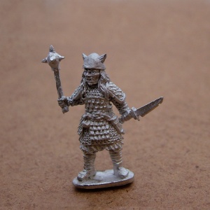 Male Hobgoblin With Mace & Knife - Zug Bokka