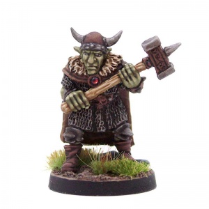 Goblin Warlord with Hammer