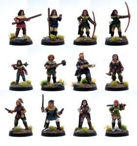 Waylaid by Bandits Volume II - Pack of 12 Female Bandits