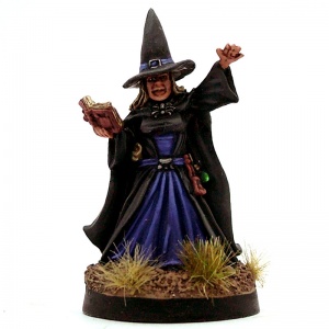 Witch Queen with Spell Book - Sister Greystorm