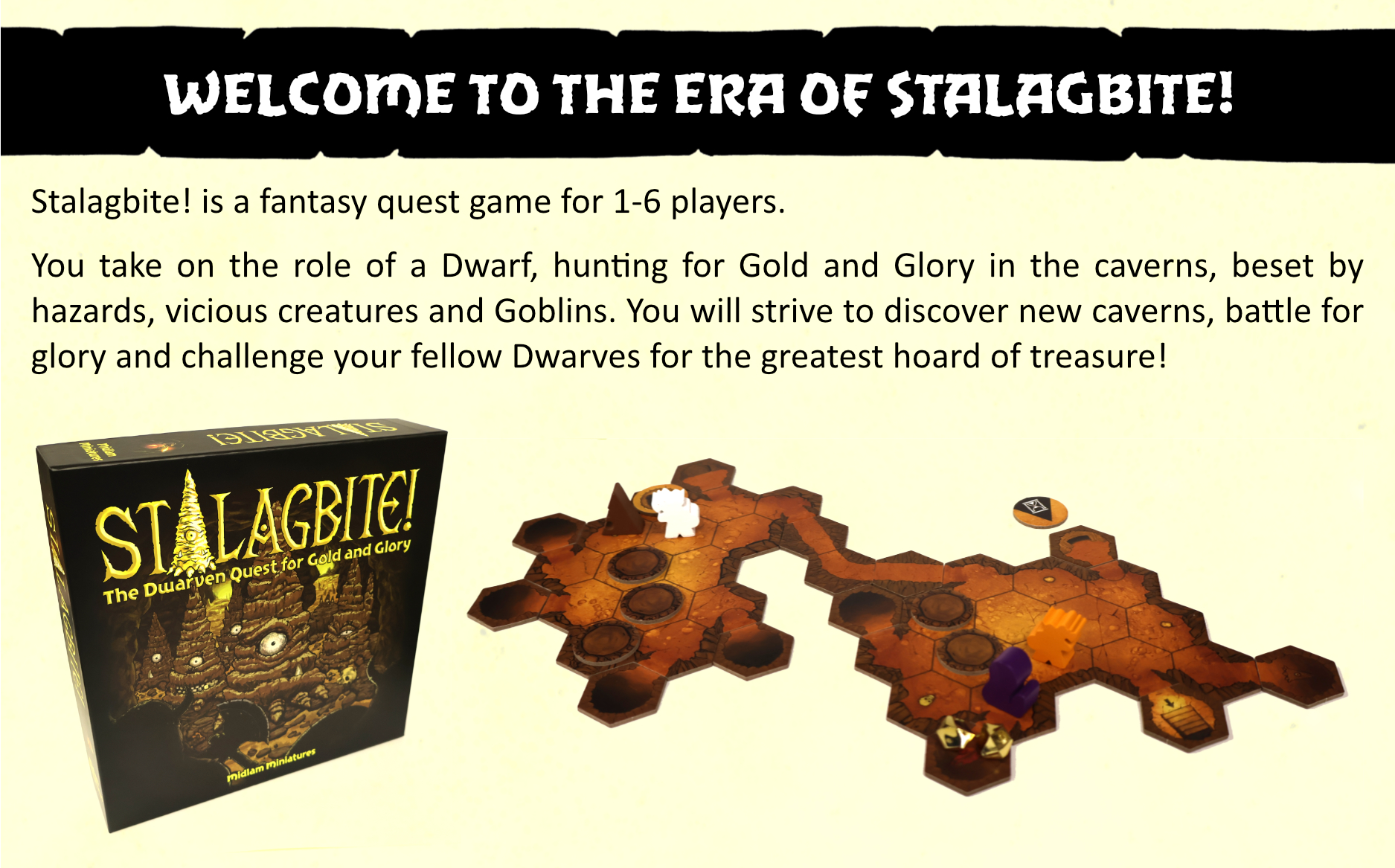 Stalagbite! Kickstarter LateBacker Pledge Option 2 (UK Shipping)