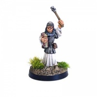 Cleric with Mace and Book