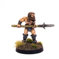 Barbarian attacking with Spear