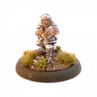 Dwarf with Plate Armour and Two-Handed sword.