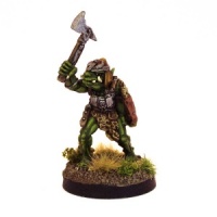 Orc Champion with Raised Axe