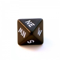 1x Compass Die (Black)