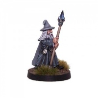 Dwarven Dark Mage with Staff