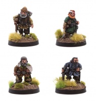 Wounded Dwarf Pack (4 Miniatures)