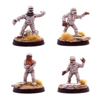 Dwarven Mummy Pack (4 Miniatures)