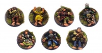 Halfling Adventurers (Pack of 7 Sleeping/Dead)