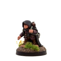 Male Halfling Adventurer with Backpack - Bulko Baggage