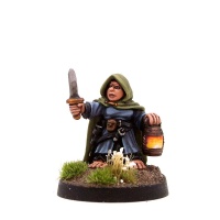 Female Halfling Adventurer with Lantern - Sheena Lightover