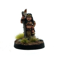 Female Halfling Barbarian - Gengisina Khanum