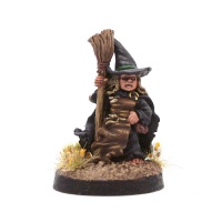 Halfling Witch #1 (With Broom)