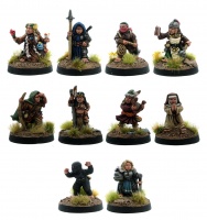 Halflings - A Class of Their Own (Set of 10 Female Halflings)