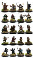 Halflings - A Class of Their Own (Set of 20 Halflings)