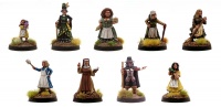 The Village of the Witches  (Set of 9 Villagers)